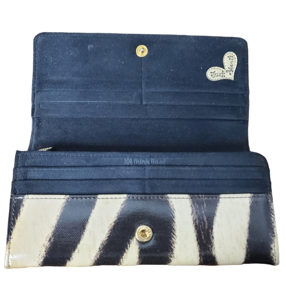 Think Bee! Miss Shocking Long Wallet - Zebra - Picture 5 of 16